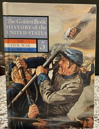 Vintage The Golden Book History Of The United States Books 5