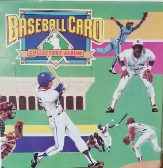 Awesome Vtg 1988 Baseball Card 3 Ring Binder Trapper Keeper Sports School