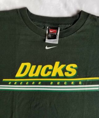 Oregon Ducks Mens Size Xl Green T - Shirt Nike Cotton