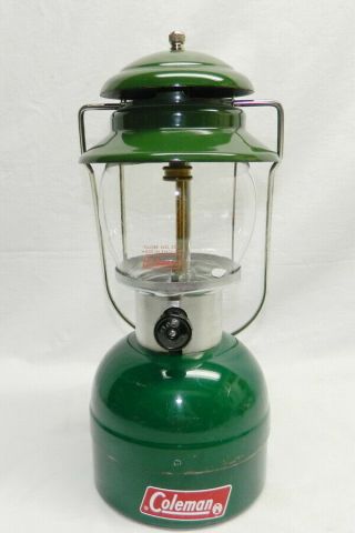 Vintage Coleman 5121 Lp Gas Lantern Lamp Propane 550 Globe Made Canada