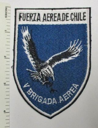 Chilean Air Force Patch V Brigade Aerea Vintage Chile