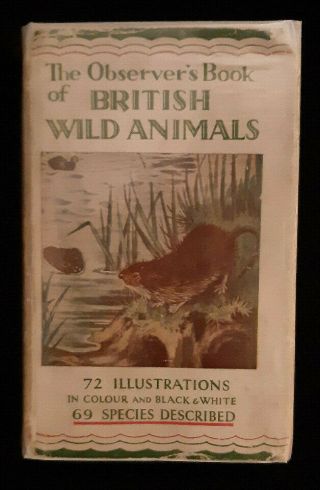 Observers Book Of British Wild Animals