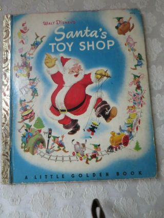 Little Golden Book D16 - Walt Disney Santa 