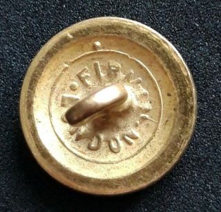 Vintage Surrey Union Hunt UH 14mm Gilt Button by Firmin 3