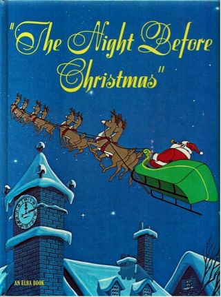 The Night Before Christmas Rare Vintage 1968 Children 