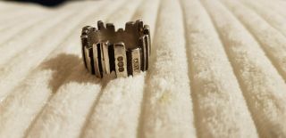 Vintage 1972 Sterling Ring By Art