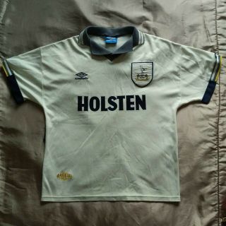 Tottenham Hotspur 1993 - 1995 Holsten Home Football Shirt Vintage Spurs Size Large