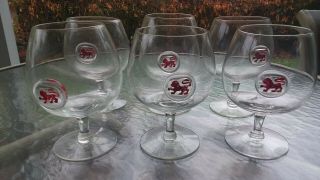 Vintage House of Lords Red Lion Brandy Snifters/Craft Beer Glasses - Set of 6 2