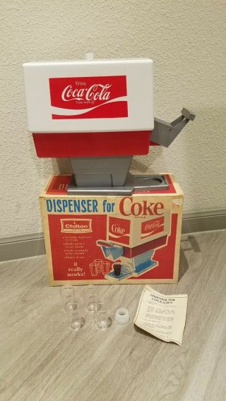 Vintage Chilton Toys Dispenser For Coke Coca Cola - Missing Spout