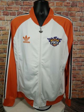 Vintage Addidas Phoenix Suns Nba Basketball Zip Warmup Track Jacket Mens Size Xl