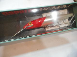 Vintage Normark Rapala Wobbler Cd - 14 Rh - Mag Red Head With Insert 5 1/2 " Lure