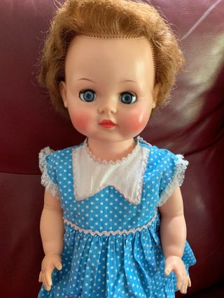 Vintage 19” Ideal Doll Baby Coos? Cream Puff? 1958