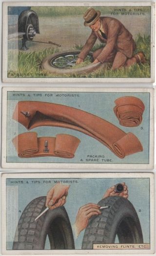The Care Of 1920s Tube Tires Spare And Changing Flats C90 Y/o Trade Ad Cards 5