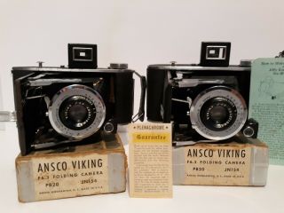 Vintage Jiffy - Kodak SIX - 16 Series II Camera 2 ansco viking cameras 2