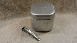 Vintage Coleman Cook Kit,  Aluminum Fry/sauce Pan