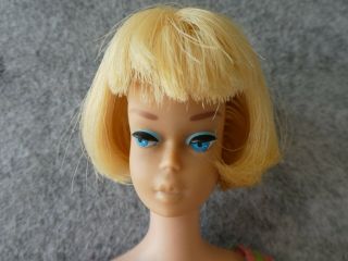 Vintage Blonde American Girl Barbie In Swimsuit - Vgc