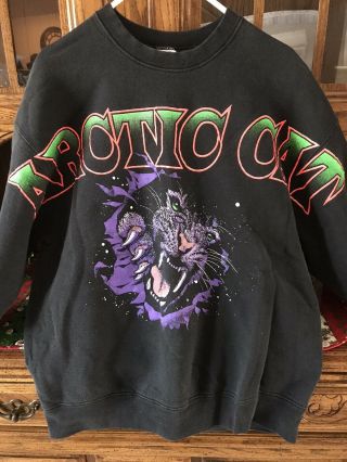 Vintage 1990s Arctic Cat Sweatshirt Adult Size Xxl Black