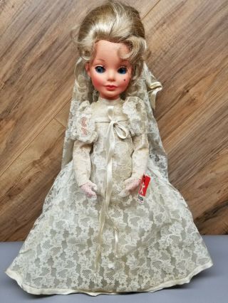 Vintage Furga Alta Moda,  “s” Series,  Simona,  Bride Doll W Tag