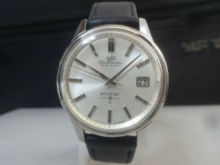 Vintage 1963 - 64 Seiko Automatic Watch [seikomatic Self Dater] 39j Cal.  395