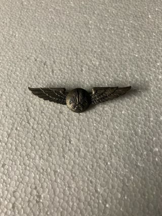 Vintage American Airlines Sterling Silver Wing Pin