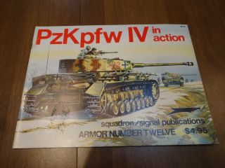 Pzkpfw Iv In Action - Bruce Culver,  Illustrated By Don Greer,  1975