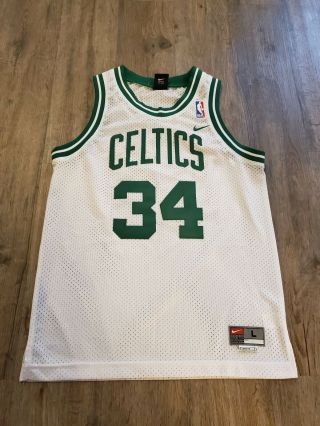 Vintage Paul Pierce Nike Team Jersey Boston Celtics Nba 34 L Large