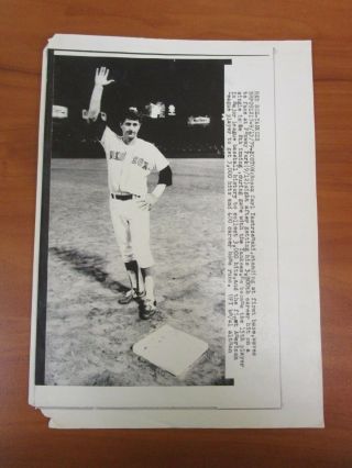 Vintage Baseball Ap Wire Press Photo 1979 Boston Red Sox Carl Yastrzemski