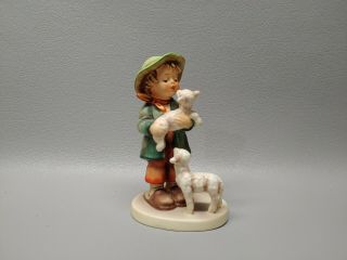 Vintage Hummel Goebel Boy With Sheep Figurine 5 1/2 "