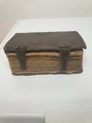 Rare Antique Bible Book Probably 16th Century English