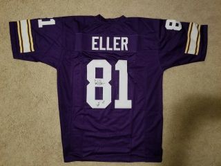 Carl Eller Signed Minnesota Vikings Jersey Inscribed " Hof 04 " (jsa)