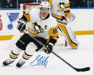 Sidney Crosby Signed Autograph 8x10 Photo Pittsburgh Penguins
