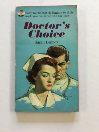 Doctor’s Choice Susan Lennox Vintage Nurse Sleaze Gga Paperback Monarch Maguire