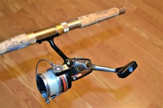 Vintage Tom Mann Eagle Claw Wright & Mcgill Fishing Rod Spin Cast Reel Tm1325