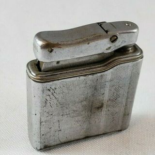 Vintage Cigarette Lighter Colibri Monogas Made In Dublin Ireland Silver 2