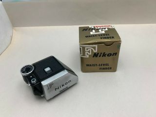 Vintage Nikon F Camera Waist - Level Finder W/ Box