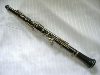 Vintage Fernand Chapelain Wood Oboe Made In France For Restoration Or Parts