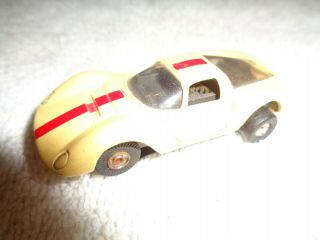 Vintage Ho Slot Car Aurora T Jet With Solid Rivet Chassis Body Type ?
