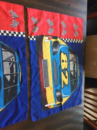 Vintage Nascar 4 Piece Twin Bed Sheets