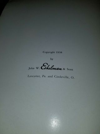 Vintage 1938 Eshelman Dairyman Feeds Booklet Lancaster Pa Circleville Ohio York 3