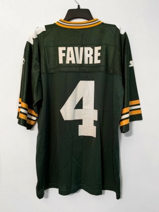 Green Bay Packers Brett Favre Jersey Starter 4 Men’s 52 / Xl Cond.