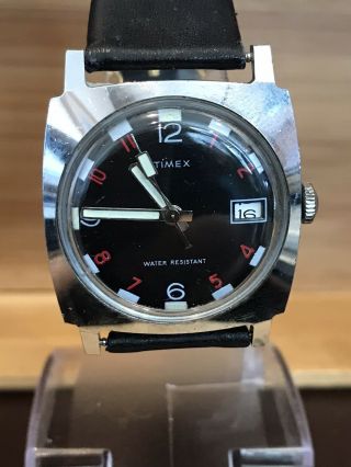 Vintage Rare 1971 Timex Men’s Marlin Mechanical Watch.  Keeps Time