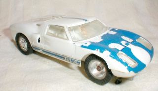 Shelby Ford Gt 40 Vintage 1965 By K&b Aurora 1/32 Scale 1825 Slot Car