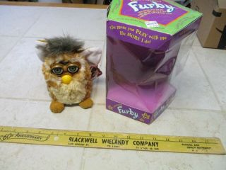 Vtg Electronic Furby 70 - 800 Tiger Electronics 1998 Brown Parts Repair Toy