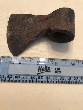 Rev War 18th Century Small Hand Forged Iron 3 1/2 Inch Belt Axe Trade Axe