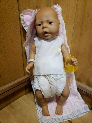 Vintage Jesmar Natiora Newborn Baby Girl Doll Anatomically Correct