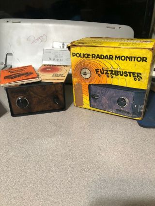 Vintage & Nostalgic Fuzzbuster Police Radar Detector 70s?