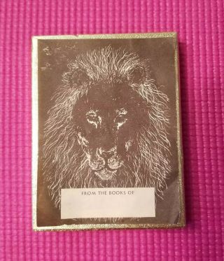 Lions Head Antioch Bookplate Co.  Vintage Set Of 48