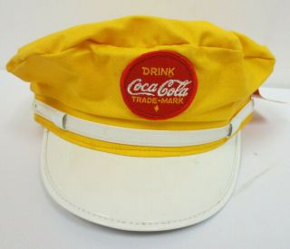 Coca Cola Coke Hat Cap Vintage Retro Snapback Stitch Delivery Driver