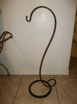 Vintage Wrought Iron Plant Stand For Hanging Flower Plant Pot Planter