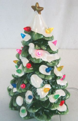 Vintage Ceramic Lighted Christmas Tree (hkr59 - 902)